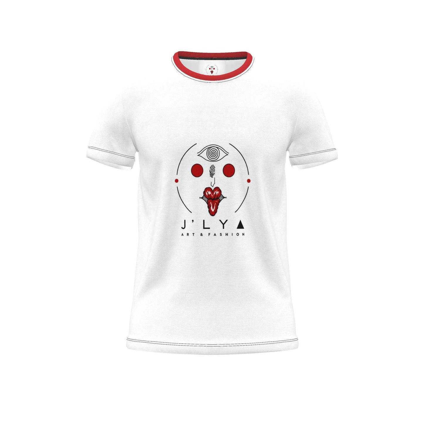 Schneiden und nähen Sie ein T-Shirt mit Allover-Print