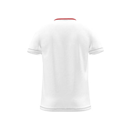 Schneiden und nähen Sie ein T-Shirt mit Allover-Print
