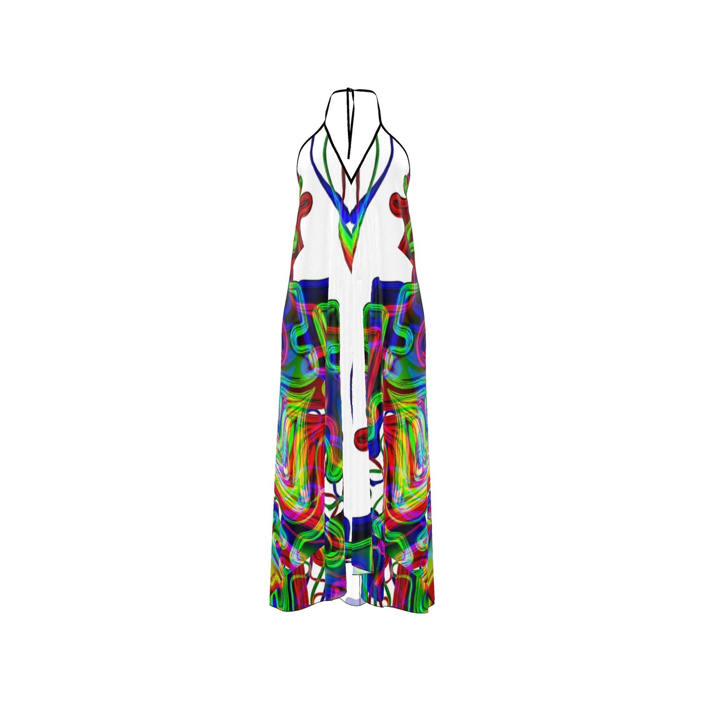 Rückenfreies Kleid mit Neckholder