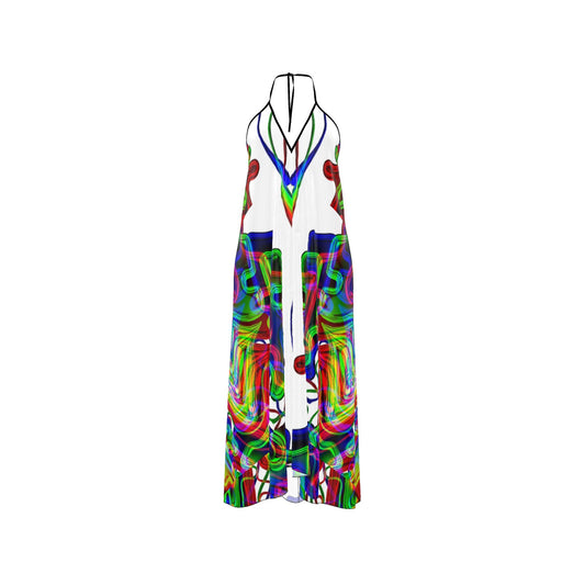 Rückenfreies Kleid mit Neckholder