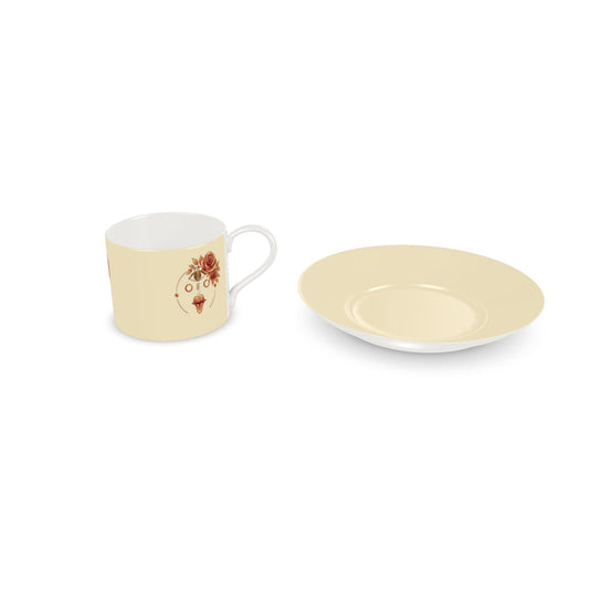 Tasse und Untertasse