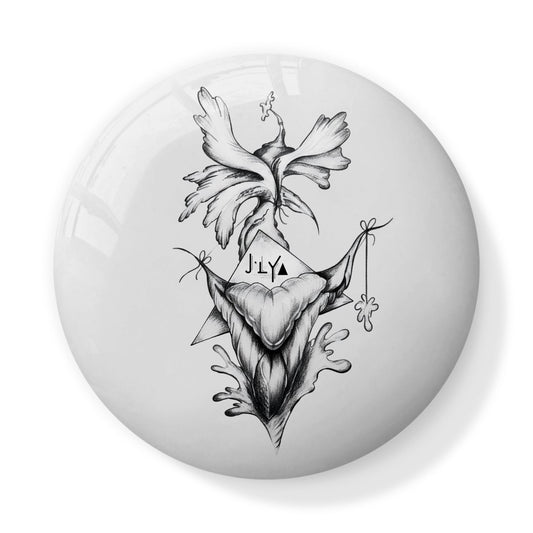 Schmucktopf aus Knochenporzellan