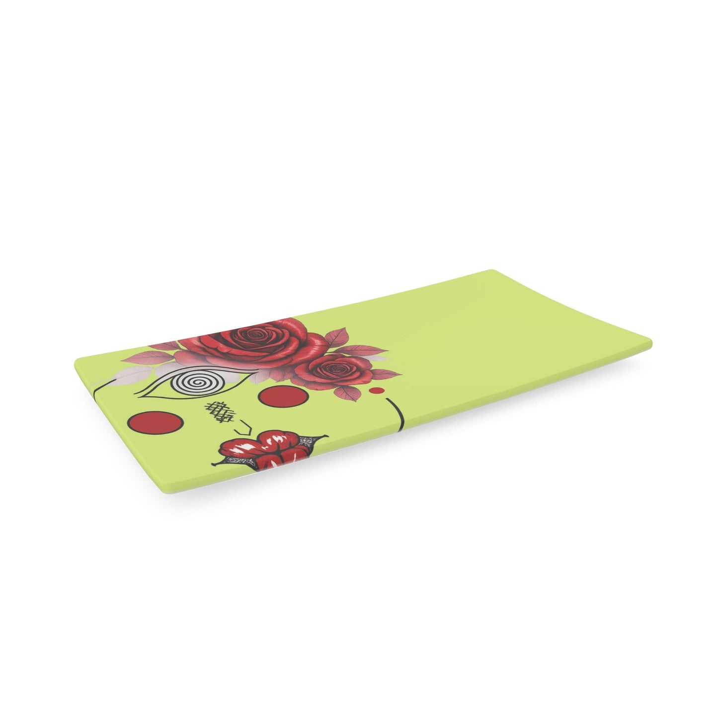 Tablett aus Knochenporzellan
