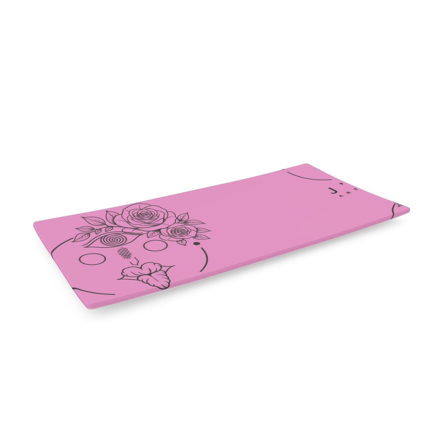 Tablett aus Knochenporzellan