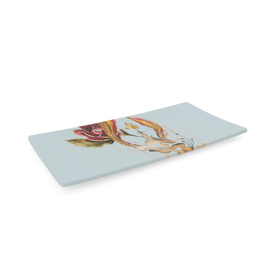 Tablett aus Knochenporzellan