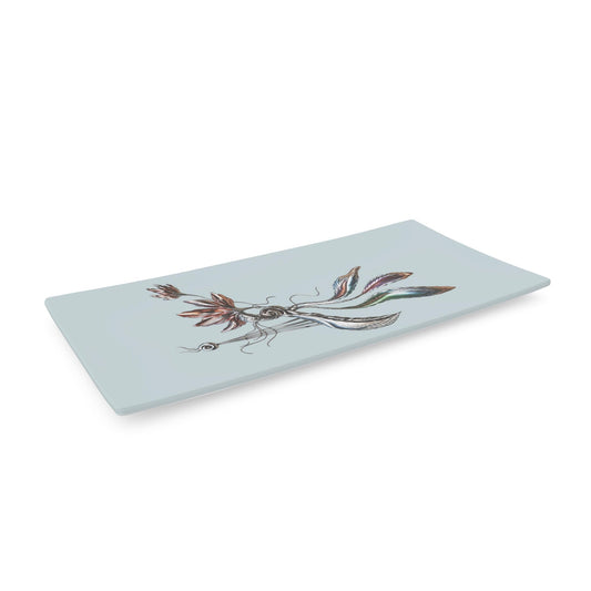 Tablett aus Knochenporzellan