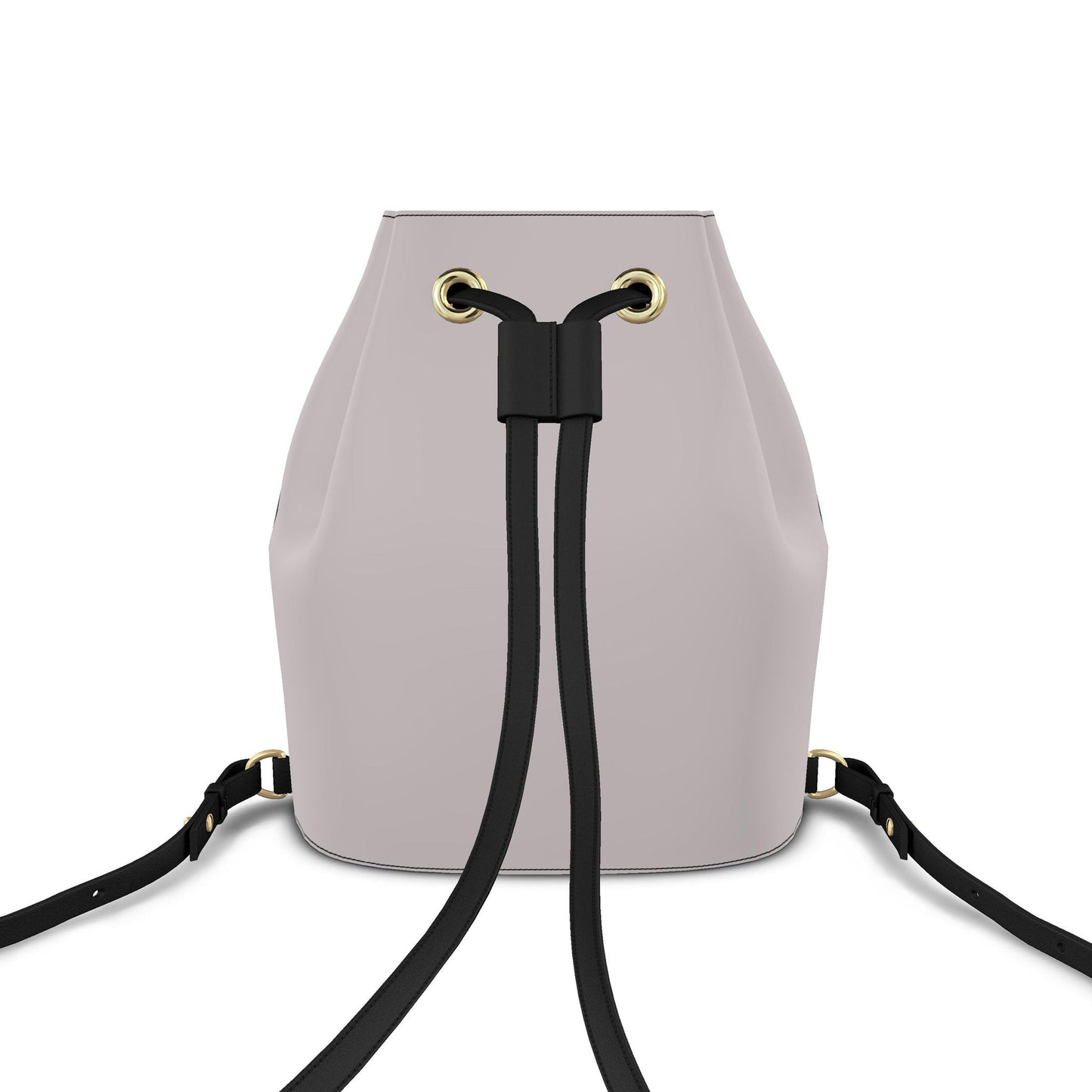 Leder-Rucksack mit Kordelzug