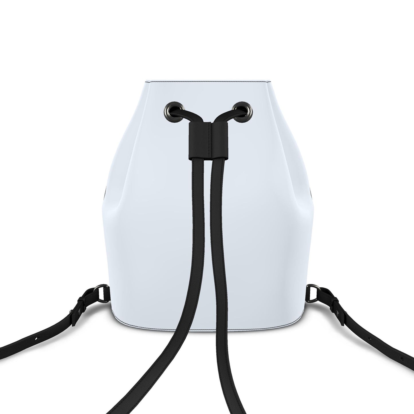 Leder-Rucksack mit Kordelzug