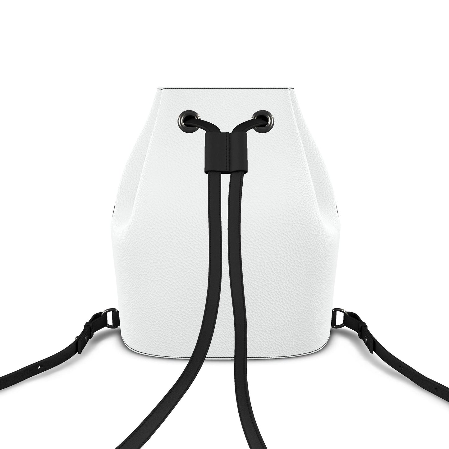 Leder-Rucksack mit Kordelzug