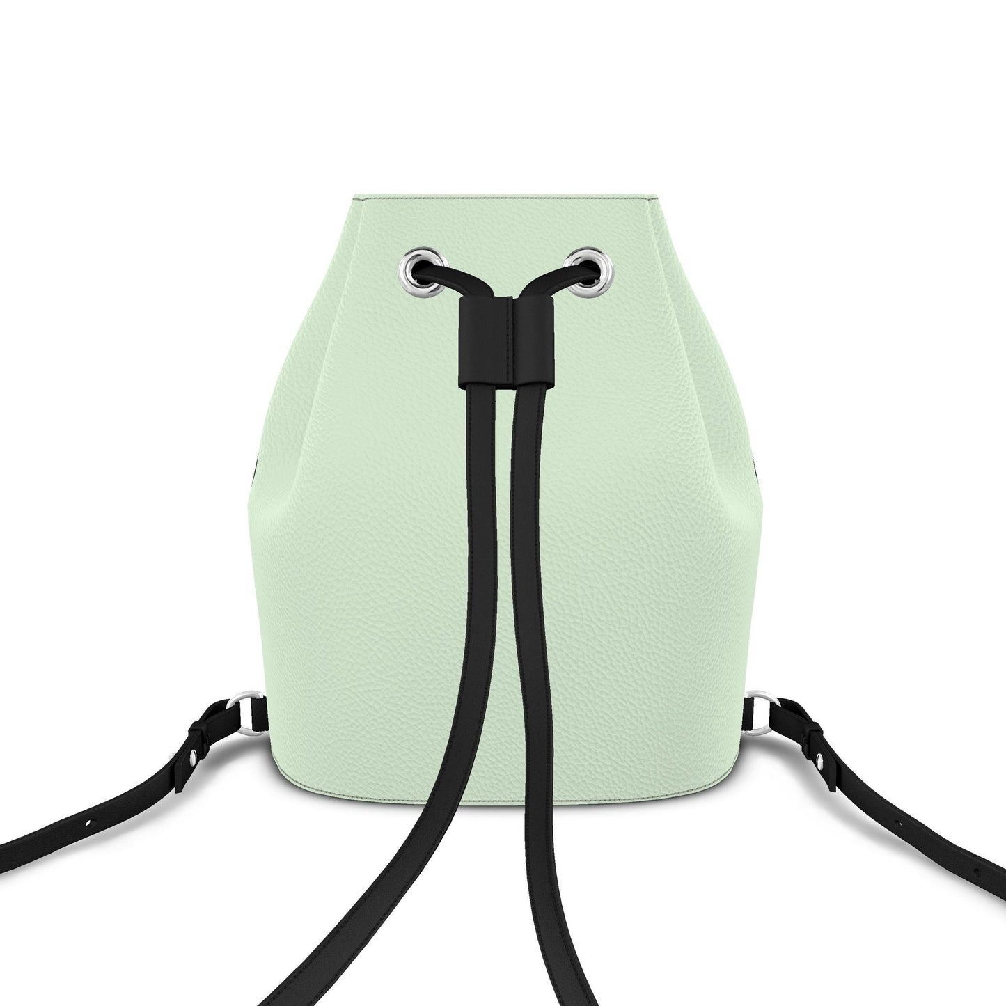 Leder-Rucksack mit Kordelzug