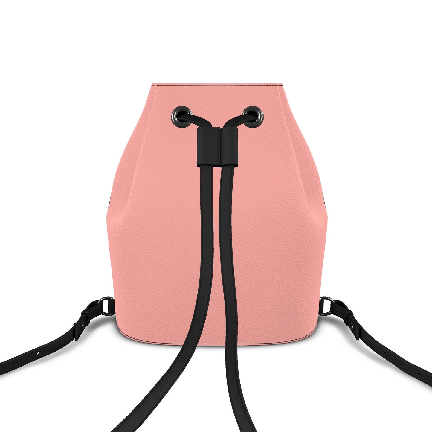 Leder-Rucksack mit Kordelzug