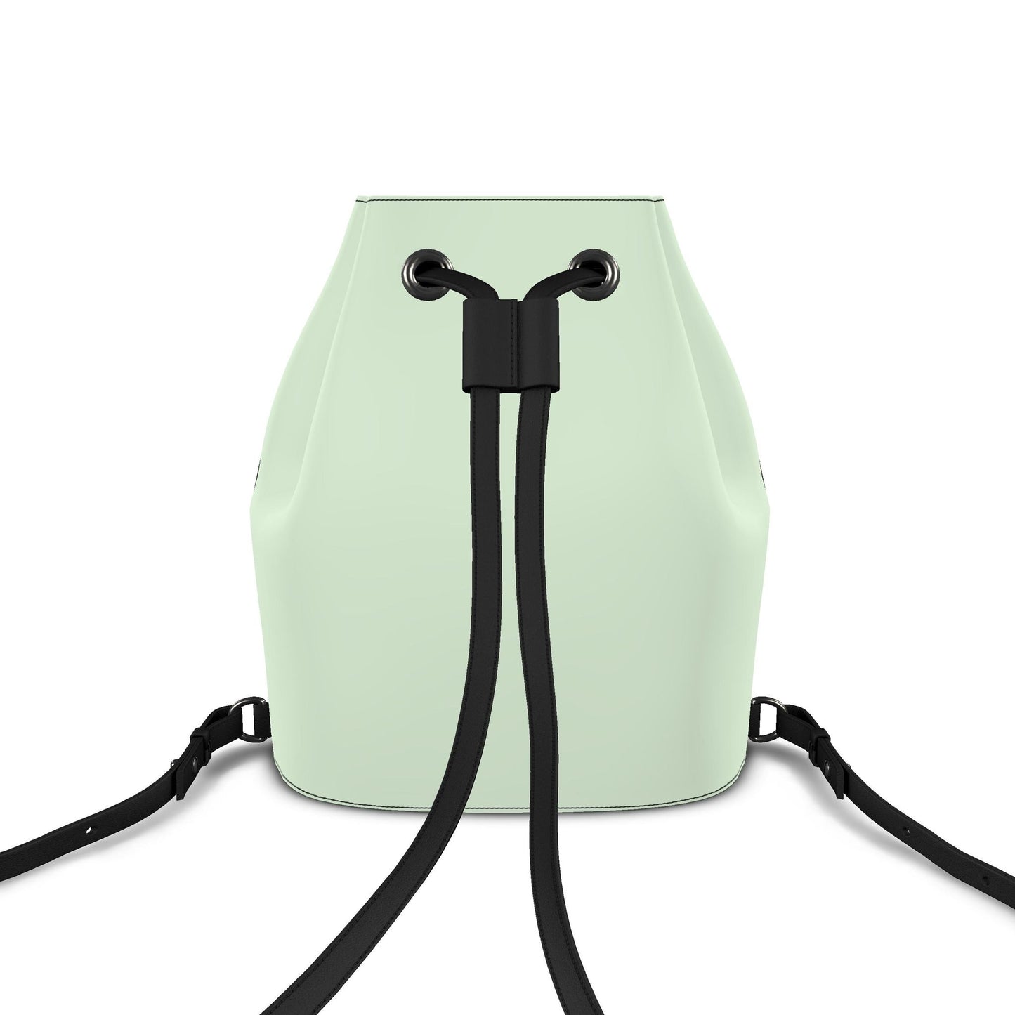 Leder-Rucksack mit Kordelzug