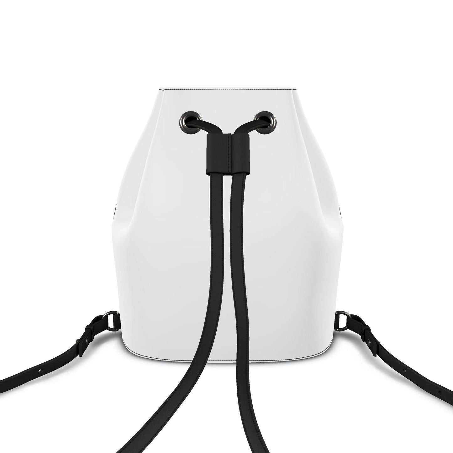 Leder-Rucksack mit Kordelzug