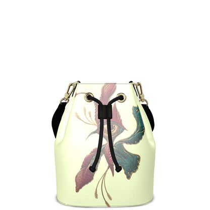 Leder-Beuteltasche