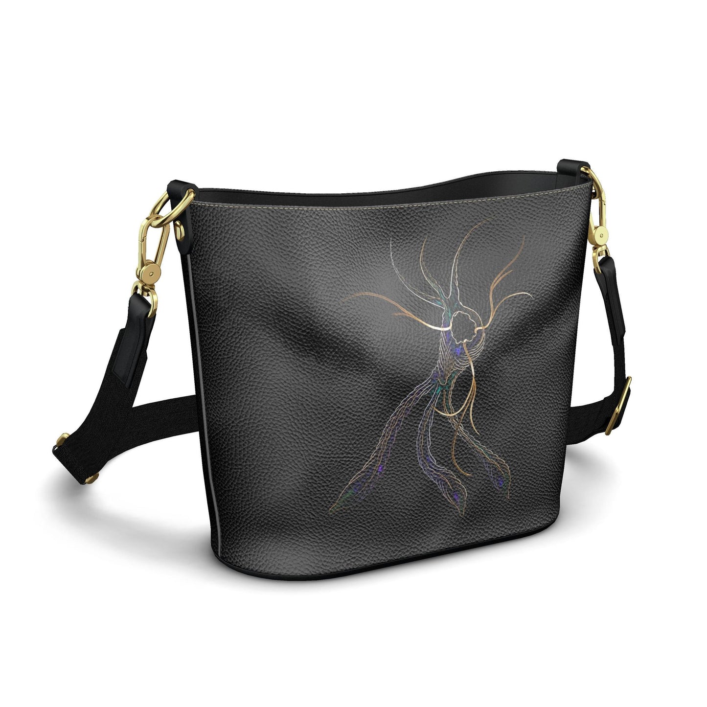 Bucket Tote aus Leder