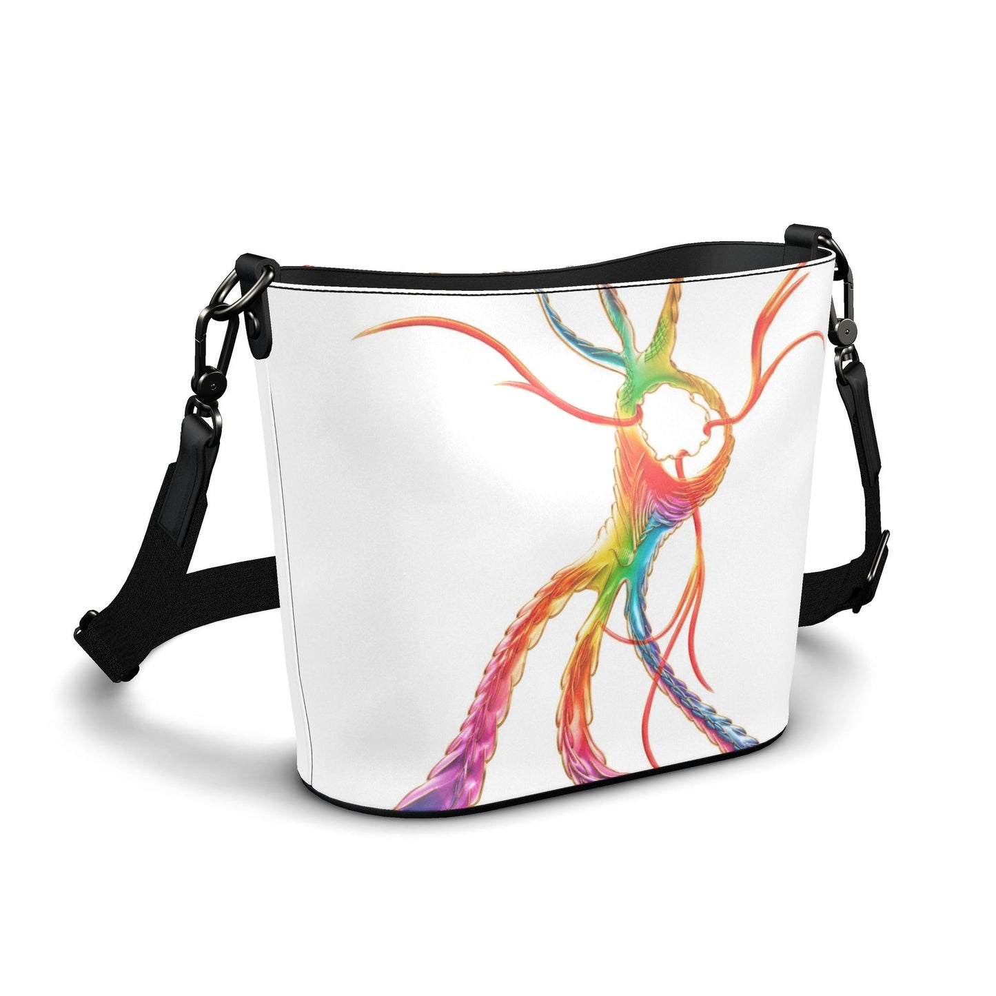Bucket Tote aus Leder