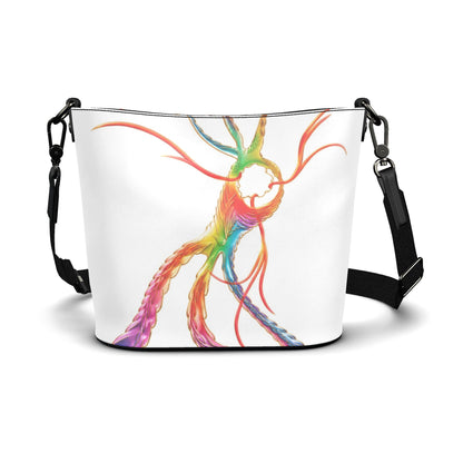 Bucket Tote aus Leder