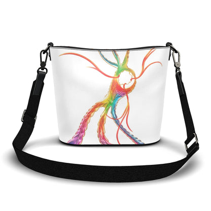 Bucket Tote aus Leder