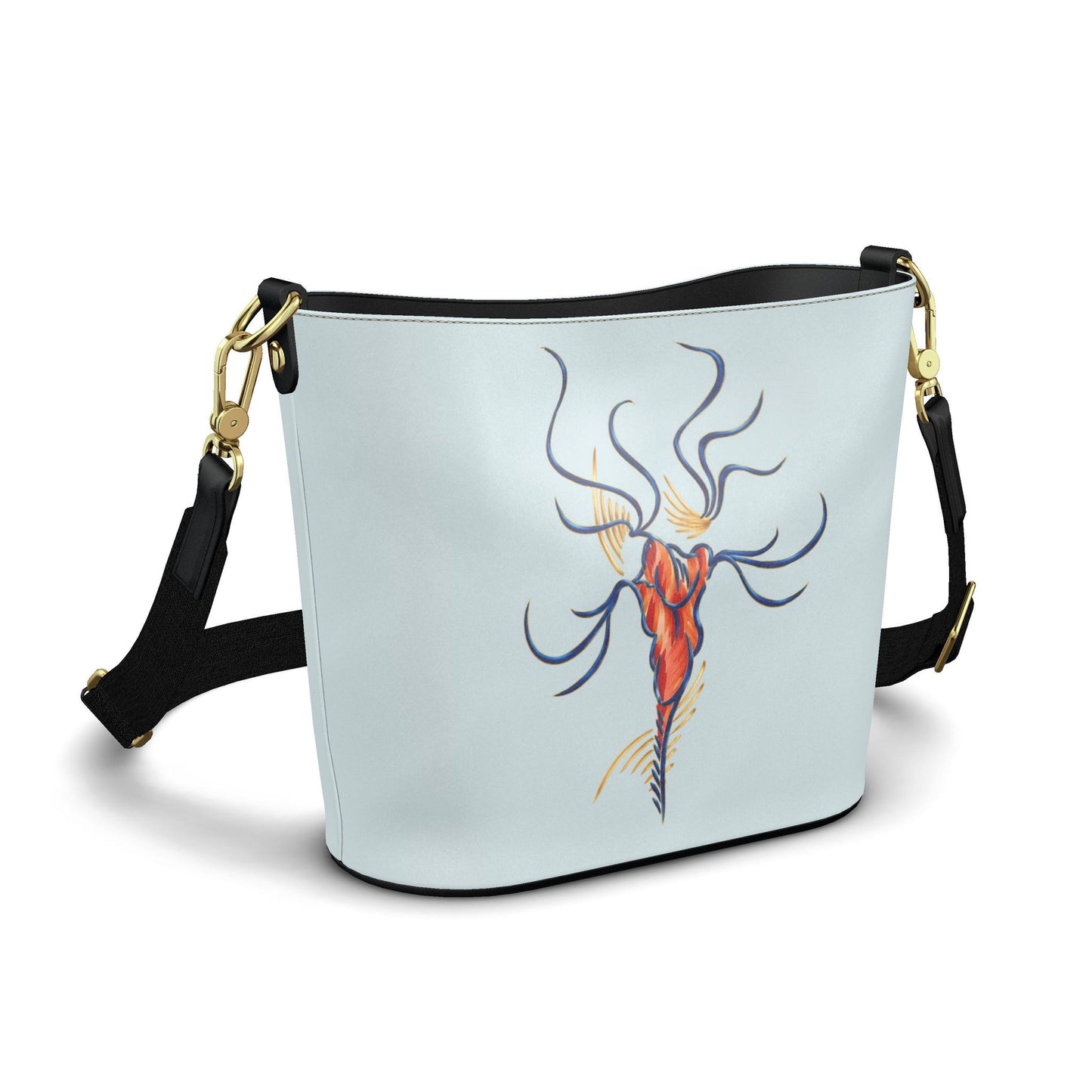 Bucket Tote aus Leder