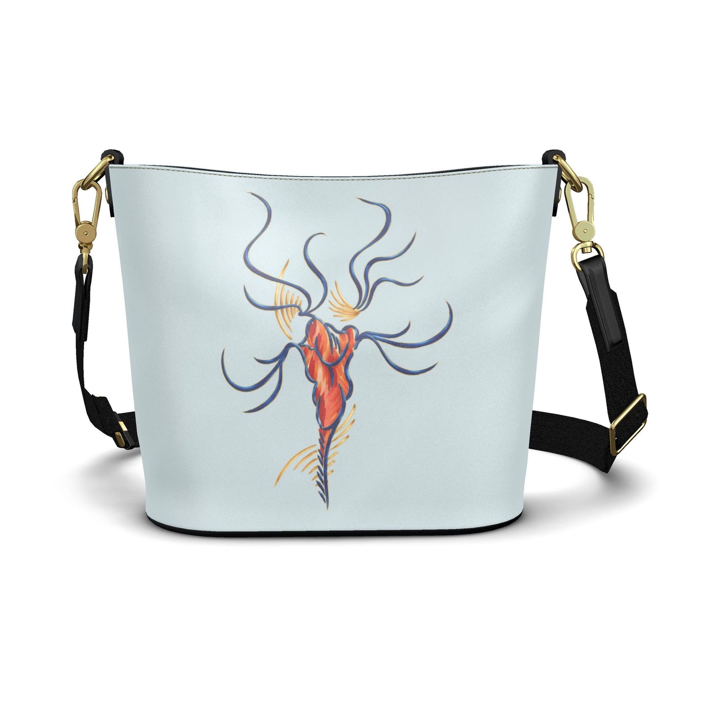 Bucket Tote aus Leder