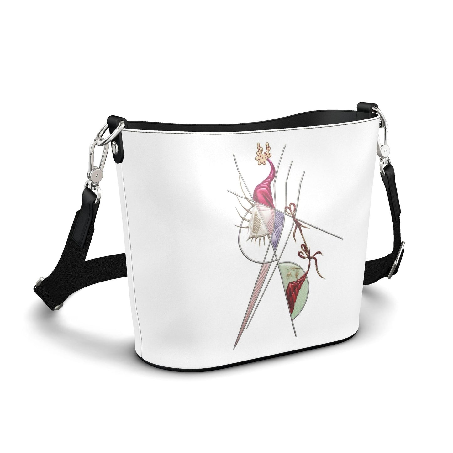 Bucket Tote aus Leder