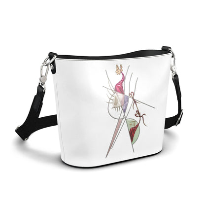 Bucket Tote aus Leder
