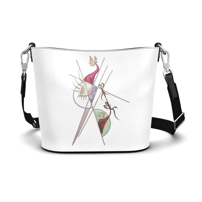 Bucket Tote aus Leder