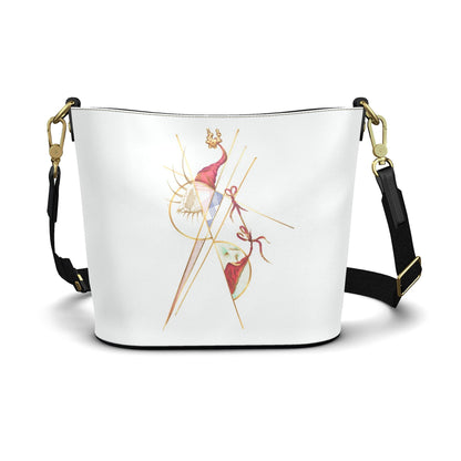 Bucket Tote aus Leder